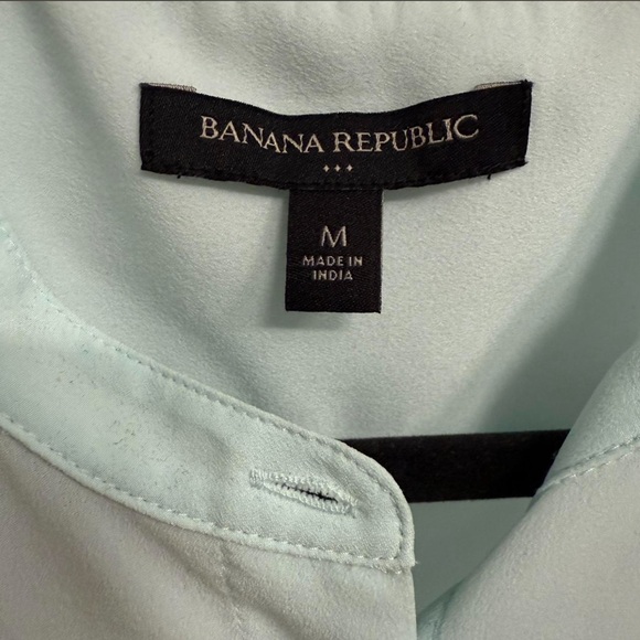 Banana Republic Light Mint Sleeveless Blouse - Picture 3 of 4